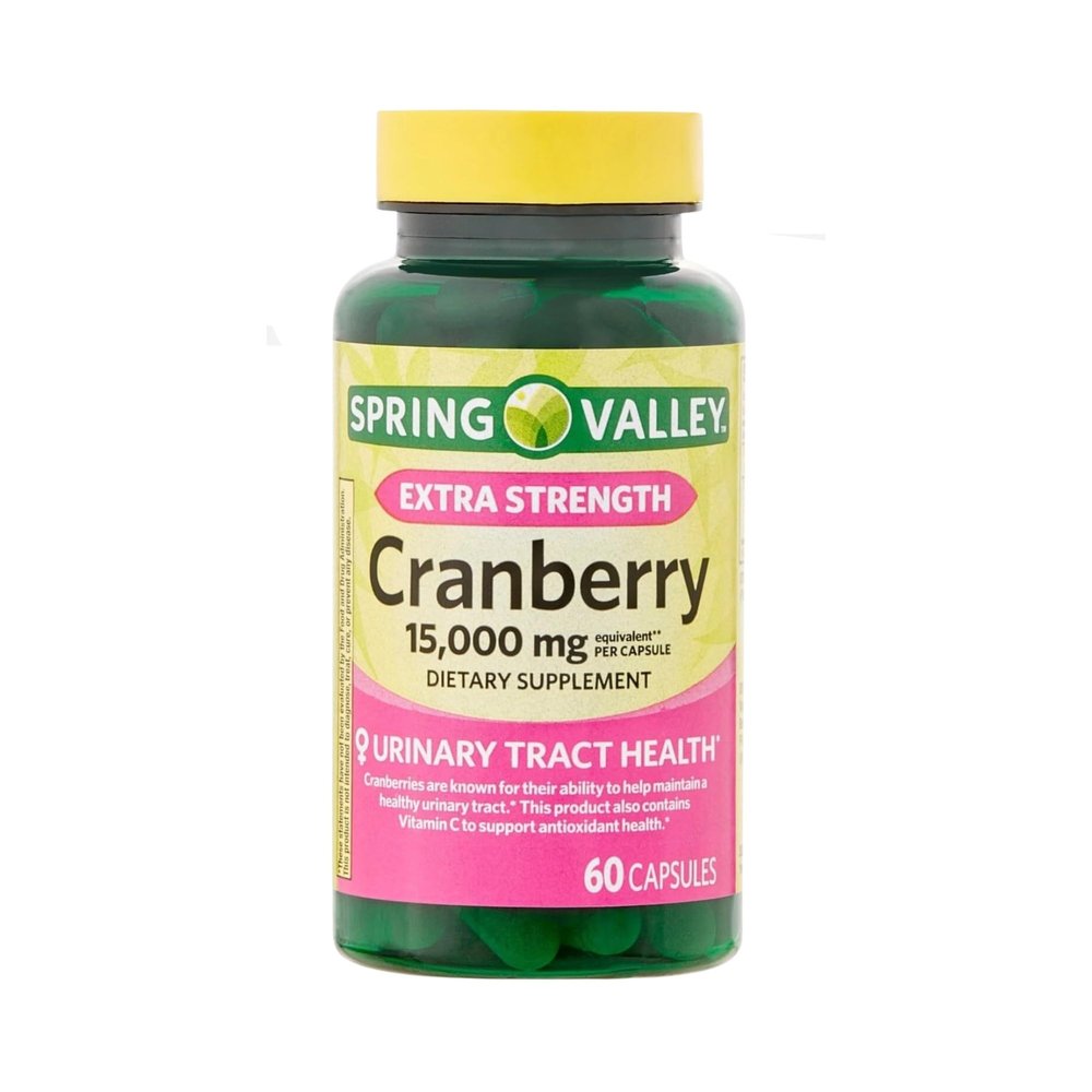 Unique Bundle Store Extra Strength Cranberry 15,000mg, 60 Capsules - Dietary Supplement (Pack of 1)