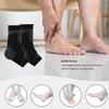 2 Pack Adjustable Ankle Brace Compression Sleeve, Arch Support & Foot Stabilizer, Elastic Wrap for Plantar Fasciitis, Achilles Tendonitis Recovery, Sports Bandage Socks for Men & Women (Medium) view 3