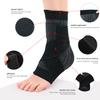 2 Pack Adjustable Ankle Brace Compression Sleeve, Arch Support & Foot Stabilizer, Elastic Wrap for Plantar Fasciitis, Achilles Tendonitis Recovery, Sports Bandage Socks for Men & Women (X-Large) view 2