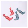 Creative Exaggerated Alloy Rice Beads Boots Earrings Fashion Personality Temperament Love Shoes Earrings Jewelry (Color : A2) view 3