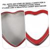 10pcs Wedding Favor Boxes Gift Wrap Boxes for Presents Heart Shaped Boxes Candy Boxes Party Favors Chocolate Boxes Empty Candy Tin Candy Packaging Box Wedding Candy Boxes Gift Case/1652 ( Color : Red view 4