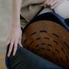 Sound Therapy Tool "Water-Fall Disk" 20 inch | Powerful Ocean Sound | Wooden Rain Drum | Long and Soft Relaxing Sound | 100% Handmade from Natural Wood | With a Soft Protecting Bag view 4