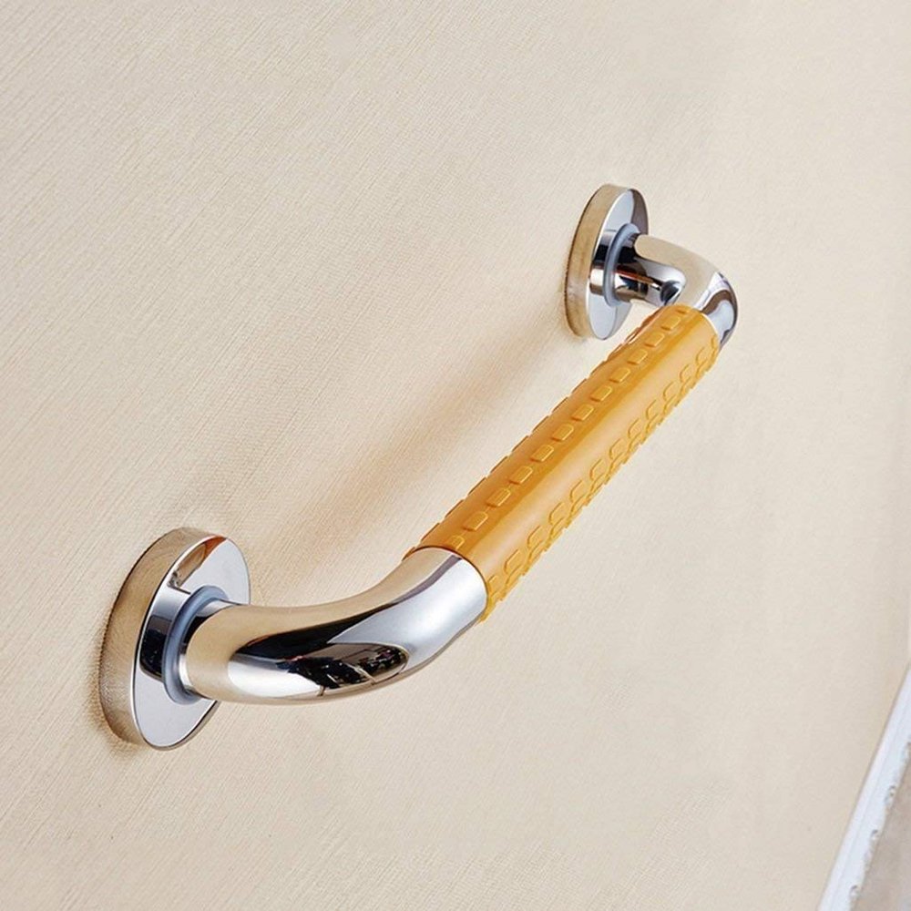 FairUo Grab Bars for Bathroom, Safety Grab Bar - Wall-Mounted Towel Rack Grab Bars- Wall-Mounted, Non-Slip Stainless Steel Rubber Bathroom Handrail, Bathroom Bathroom Elderly Disabled Pregnant Women T
