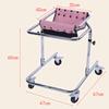 Walker for Children with Cerebral Palsy, Suitable for Height 80-120cm, Adjustable High, Carbon Steel Frame Disabled Assistive Equipment view 2