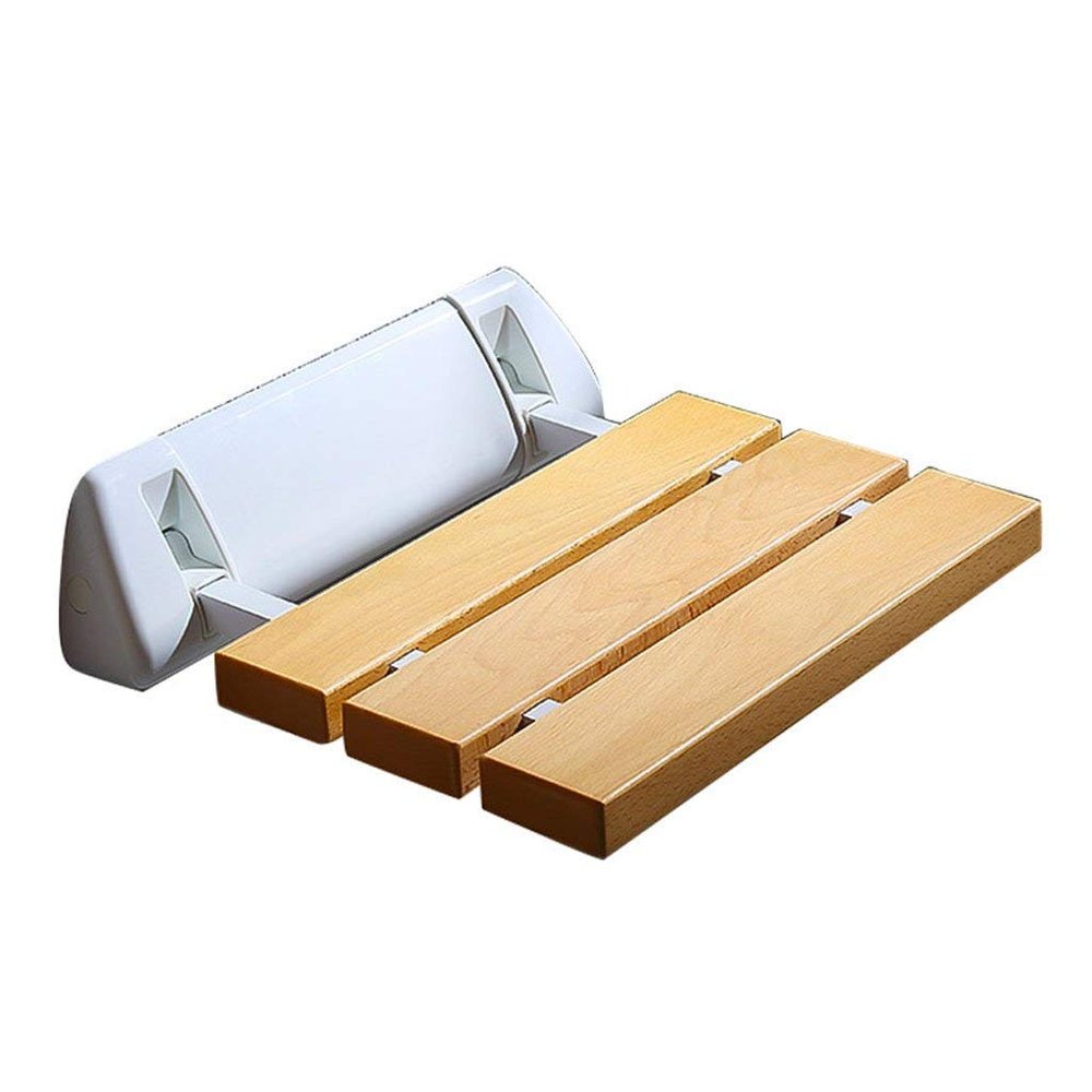 CAIMIAO Bath Stools,Wall Mounted Folding Shower Seat Bath Stool Solid Safety Bathroom Stool for The Elderly/B (Color : B)