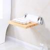 CAIMIAO Bath Stools,Wall Mounted Folding Shower Seat Bath Stool Solid Safety Bathroom Stool for The Elderly/B (Color : B) view 3