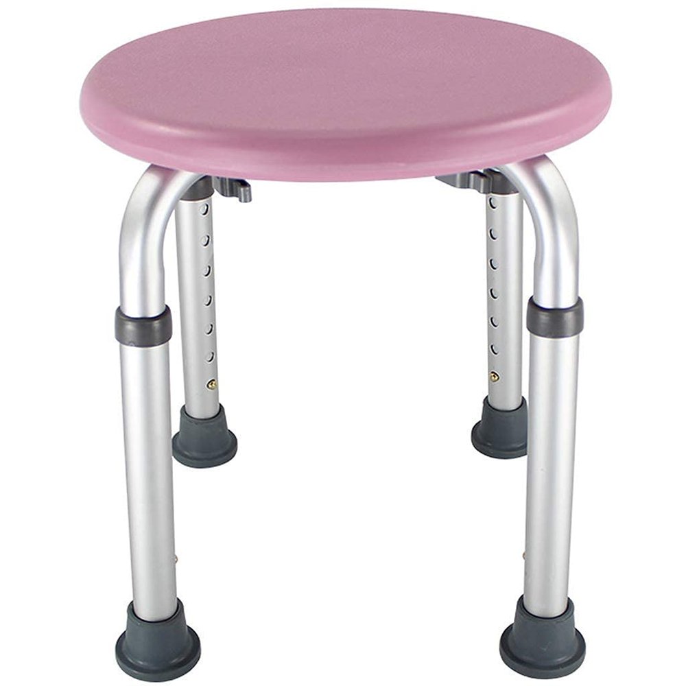 Bath Stools,Adjustable Shower Chair Seat Bench for Disabled, Seniors, iatric/E (Color : B)