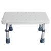 Bath Stools,Bath Seat Lightweight Height Adjustable Shower Stool-Applicable to The Elderly, Pregnant Women, The Disabled (Color : White) view 1