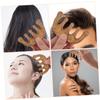 2pcs Verawood Wide Tooth Massage Comb Comfortable Scalp Massager for All Hair Types Natural Verawood Material Portable and Lightweight for Home Use view 2
