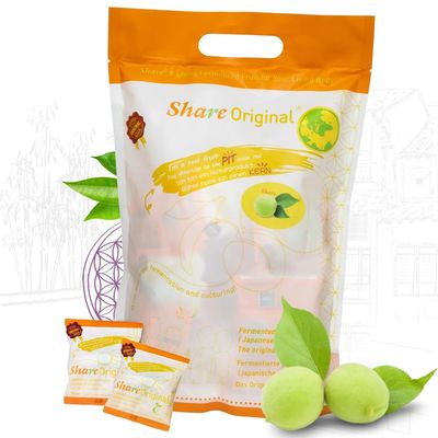 Share Original Fermented Green Plum Japanese Apricot 1,1lb, 30+month fermented, Fermented Plum 1,1lb Monthly Cure, deliciously sweet-sour taste, vegan, lactose-free