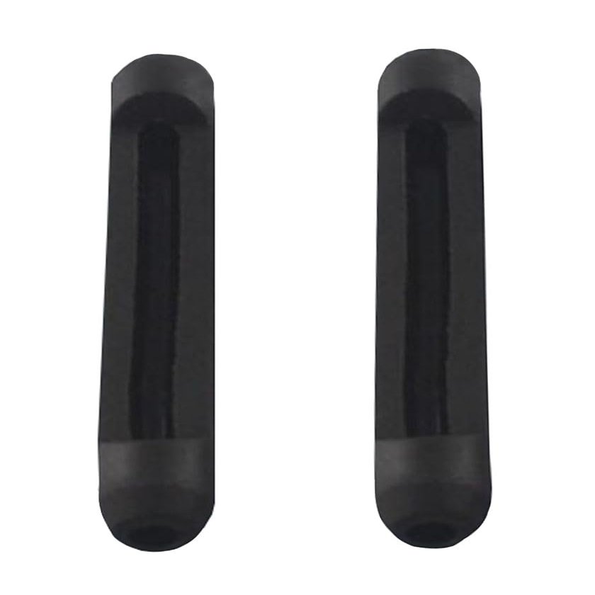 2 Pairs Silicone Eyeglass Ear Cushions Glasses Temple Arm Tips Soft Eyeglass Ear Hook Pads Cover, Black