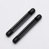 2 Pairs Silicone Eyeglass Ear Cushions Glasses Temple Arm Tips Soft Eyeglass Ear Hook Pads Cover, Black view 2