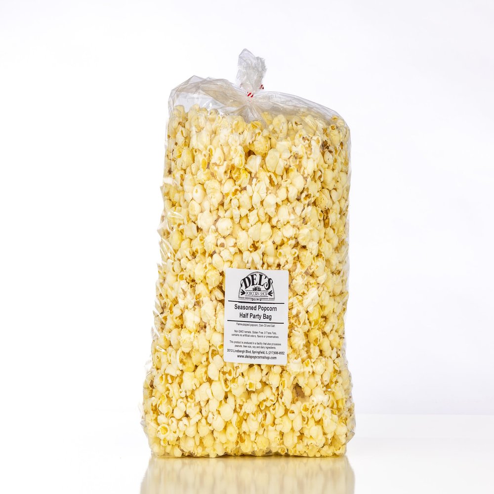 Bulk Salt & Butter Popcorn (Serves 9-12) Del's Popcorn Shop - est 1934