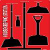 5S Housekeeping Shadow Board Broom Station V5 (Red Board/Black Shadows) view 1