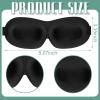 Bencailor 8 Pcs Sleep Eye Mask for Side Sleeper Men Women 3D Contoured Eyes Blackout Covers for Sleep with Adjustable Strap Block Out Light Night Blindfold Eye Shade for Travel(Medium,Classic Colors) view 3