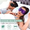 Bencailor 8 Pcs Sleep Eye Mask for Side Sleeper Men Women 3D Contoured Eyes Blackout Covers for Sleep with Adjustable Strap Block Out Light Night Blindfold Eye Shade for Travel(Medium,Classic Colors) view 4