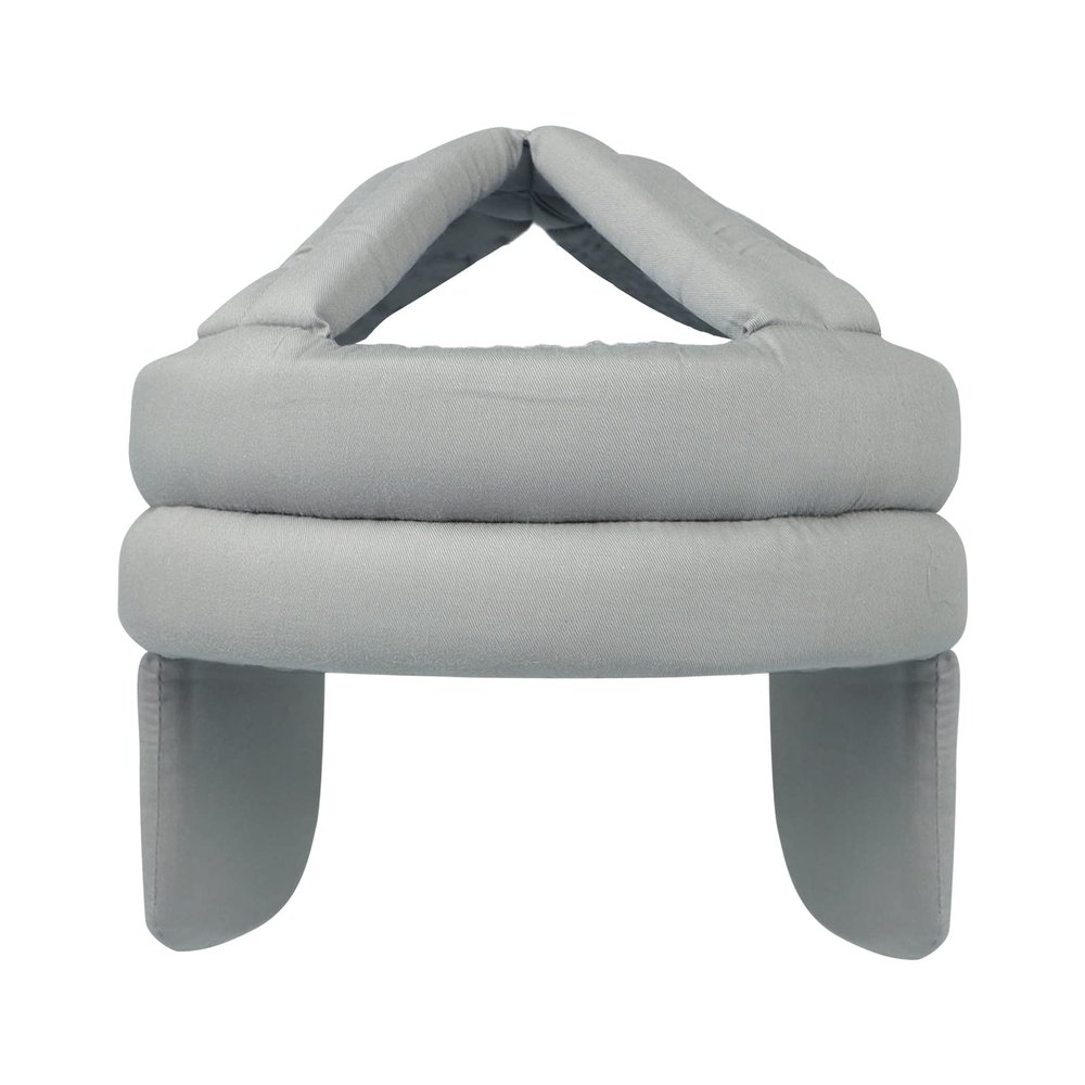 Elderly Anti-Fall Head Protection Cap Cotton Breathable Anti-Collision Helmet with Ear Protection Home Nursing Care Cap for Patient Old Man