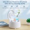 Raymall Ultrasonic Retainer Cleaner, Denture Sonic Retainer Cleaner Machine Appliance for Home Travel, Ultrasonic Cleaning Machine view 2