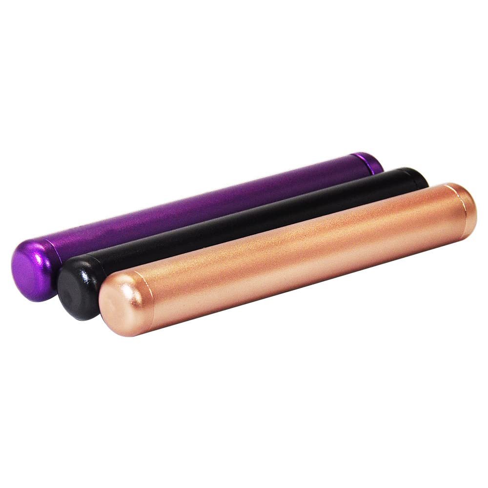 110mm Aluminum Alloy Metal Storage Tank Washable Metal Horn Storage Tube Pillbox