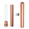110mm Aluminum Alloy Metal Storage Tank Washable Metal Horn Storage Tube Pillbox view 4