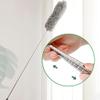 Retractable Washable Curved Microfiber Duster,Microfiber Duster with Extension Pole,Microfiber Feather Duster,Reusable Bendable Washable Dusters,for Cleaning Ceiling Fan, High Ceiling (Set-D(5PCS)) view 3