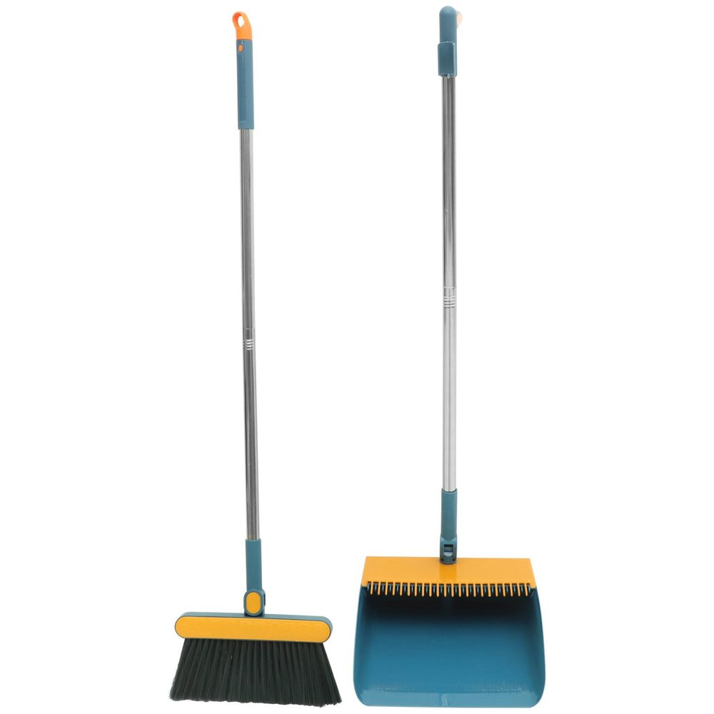 1 Set Cleaning Brooms Garbage Sweeping Tool Cleaning Dustpan Bathroom Cleaning Device Home Broom Dustpan Office Garbage Shovel Floor Cleaning Tool Room Cleaning Broom Dustpan Kit