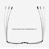 +1.0~+4.0 Folding Reading Glasses With Storage Bag Key Chain, Spring Hinge,Anti Blue Light Anti-Radiation Foldable For Men Women(red,+300) view 3