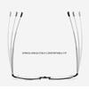 +1.0~+4.0 Folding Reading Glasses With Storage Bag Key Chain, Spring Hinge,Anti Blue Light Anti-Radiation Foldable For Men Women(red,+200) view 3