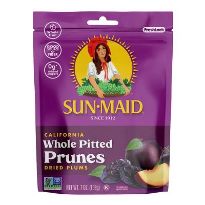 Sun-Maid | California Pitted Prunes | 7 Ounce Resealable Bag (Pack Of 6)
