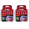 38 Pc First Aid Kit to Go Emergency Home Medical Minor Wound Care Compact 2 Case 38 Pc 2pk First Aid Kit to Go Emergency Home Car Outdoor Medical Set Compact Case Camping Essential Minor Wound Care view 2
