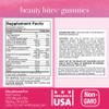 Beauty Bites Biotin Gummy Vitamins - Hair Skin Nails Supplement for Hair Growth and Healthy Skin* - Passion Fruit Flavored Gummies with 6000 mcg Biotin, Collagen, and Vitamins view 2