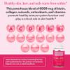 Beauty Bites Biotin Gummy Vitamins - Hair Skin Nails Supplement for Hair Growth and Healthy Skin* - Passion Fruit Flavored Gummies with 6000 mcg Biotin, Collagen, and Vitamins view 4