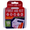 19 Pc First Aid Kit to Go Emergency Home Car Outdoor Medical Set Compact Case 19 Pc First Aid Kit to Go Emergency Home Car Outdoor Medical Set Compact Case Camping Essential Minor Wound Care Portable view 2