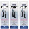 Oral-B Clic Toothbrush Sensitive Clean Replacement Brush Heads, Black, 2 Count (Pack of 3) view 1