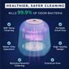 Fresh Knight Ultrasonic Retainer Cleaner, 45kHz Retainer Cleaner Machine for Denture Cleaner, Retainer Cleaner, Mouth Guard Cleaner, Night Guard Cleaner, Denture Cleaner with 200ML Dental Cleaning Pod view 2