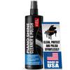 Samorillo Piano Shine Polish & Cleaner - Clean, Polish, Wax & Protect Glossy Pianos & Surfaces - Made in USA - 8 oz Cleaning Solution with Added UV Protectant & Anti-Static - Prevents Dust & Smudges view 1