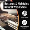 Samorillo Piano Shine Polish & Cleaner - Clean, Polish, Wax & Protect Glossy Pianos & Surfaces - Made in USA - 8 oz Cleaning Solution with Added UV Protectant & Anti-Static - Prevents Dust & Smudges view 3