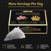 Legendary-Teas Oolong T.K.Y. Pyramid Tea Bags 75 Pack Sealed in Foil Pouches (Oolong T.K.Y. Tea, 75 Pack Box) view 4