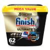 Finish Ultimate Dishwasher Detergent- 62 Count - With CycleSync Technology - Dishwashing Tablets - Dish Tabs view 1