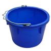 8 Quart Blue Poly Resin Farm/Ranch Utility Bucket Pail - Pack of (4) view 1