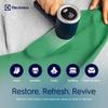 Electrolux Rechargeable Fabric Shaver | 3-Speed Lint Remover for Clothes & Furniture | Eliminates Fuzz & Pilling | Electric Lint Shaver with LED Display & Type-C Fast Charging Port - Blue view 3