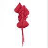 Decorative Dried Palm Spears l Dried Palm Leaves l Natural Palm Fan Dried Flowers Arrangement for Home Decor (15-25in Tall, 5 Branches per Bunch) (Red) view 2