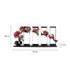 CLoxks Artificial Bonsai Creative Artificial Bonsai Tree New Chinese Simulation Flower Art Ornament Welcome Pine Bonsai Decoration Zen Desktop Decor for Home Office view 2