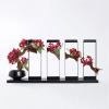 CLoxks Artificial Bonsai Creative Artificial Bonsai Tree New Chinese Simulation Flower Art Ornament Welcome Pine Bonsai Decoration Zen Desktop Decor for Home Office view 4