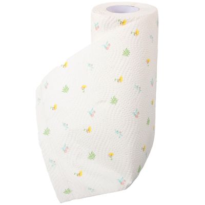 1roll Convenient Kitchen Paper Towels Absorbent Stylish and Versatile for Daily Use The Kitchen Random Printed Design for Wiping Spills and Drying Hands