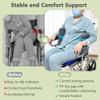 KAAMOS Lateral Support for Wheelchair Side Guards Wheelchair Lateral Support Cushion Posture Foam Wedge Pillows Contoured Wheelchair Cushion Side Padding for Seniors Better Posture with Strap view 2