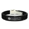 DARIN GIFT Medical Alert Bracelet, Allergic to Permethrin Awareness, SOS Emergency Health Life Alert ID Engraved Stainless Steel Adjustable Bracelet For Men Women view 1