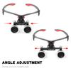 2.5X Binocular Magnifying Glass with 5W Head Magnifier Adjustable Spotlight Headlight Matte Frame (Black) view 4