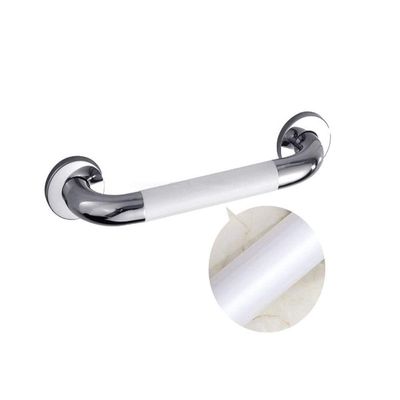 FairUo Bath Wall Attachment Handrails,Grab Bar Rails Bathroom Grab Bar, round Armrests, Wall-Mounted Straight Hair Towel Rack, Sturdy Brass Shower Safety Handle for Bathtub, Toilet, Bathroom, Kitchen/