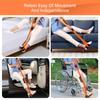 39'' Long Leg Lifter Hip Replacement,Rigid Leg Lifter Strap for Knee Replacement Surgery Recovery,Foot Lifter Easily Get in and Out of Bed,Car,Wheelchair,with Padded Loop for Hands and Feet view 2